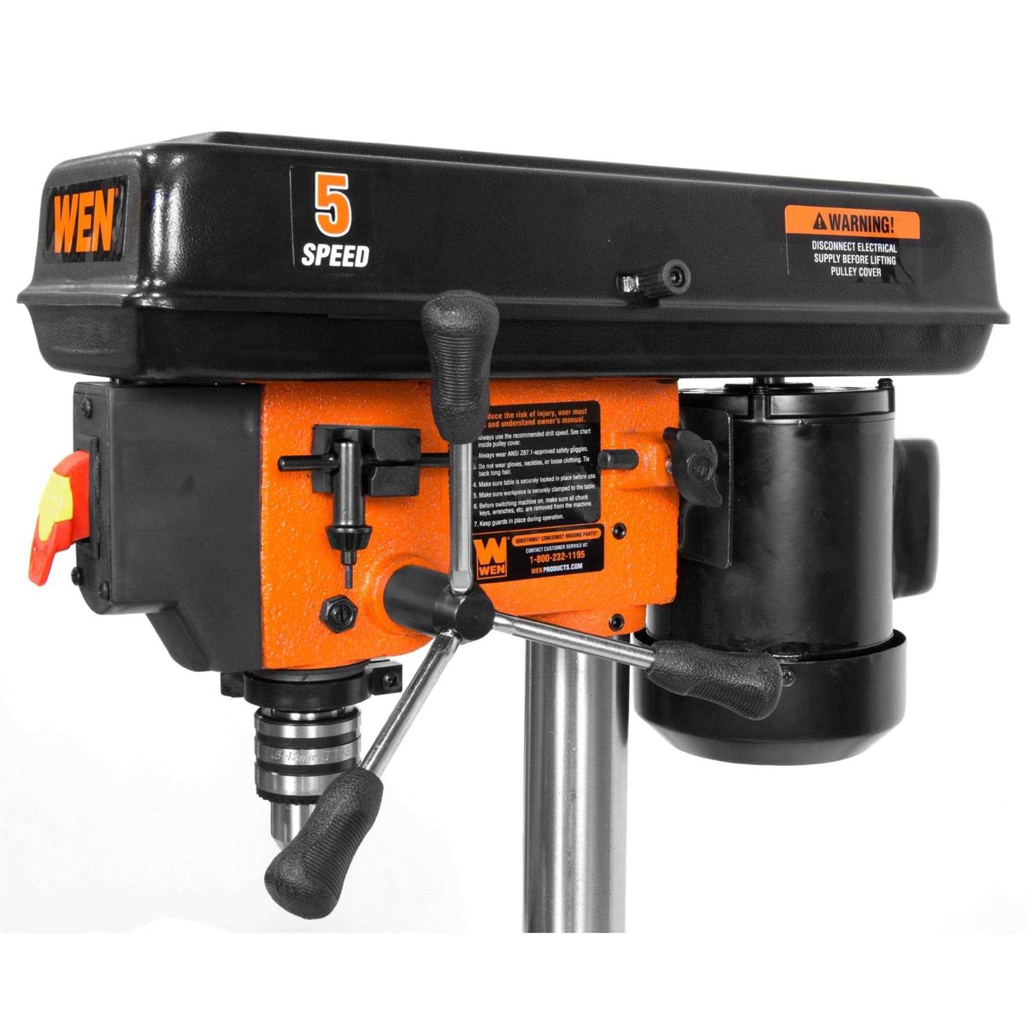 WEN 2.3 Amp 8 in. 5-Speed Benchtop Drill Press - MT - Mrs Treak