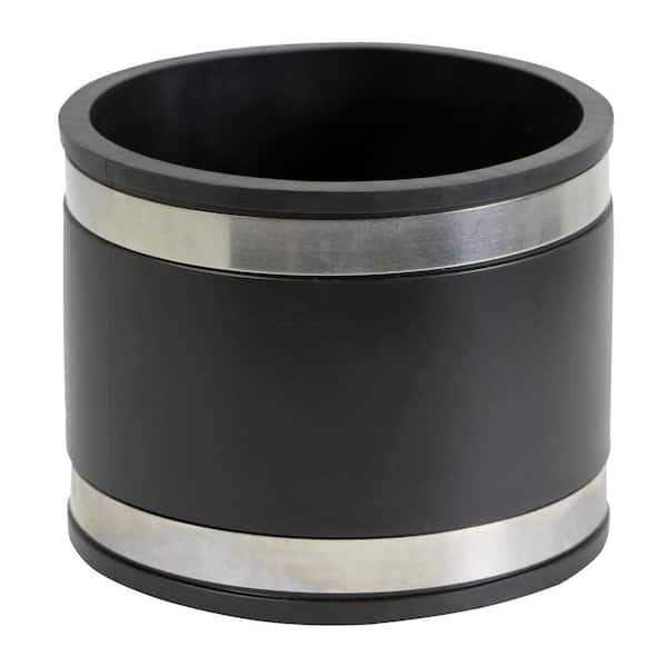 The Plumber’s Choice 4 in. x PVC Flexible Reducing Coupling with Stainless Steel Clamps - MT - Mrs Treak