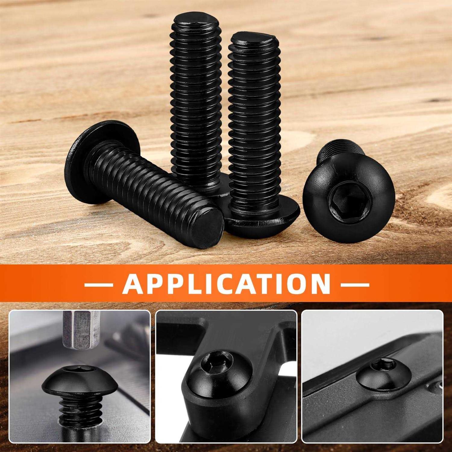 MewuDecor Button Head Socket Cap Screws - MT - Mrs Treak