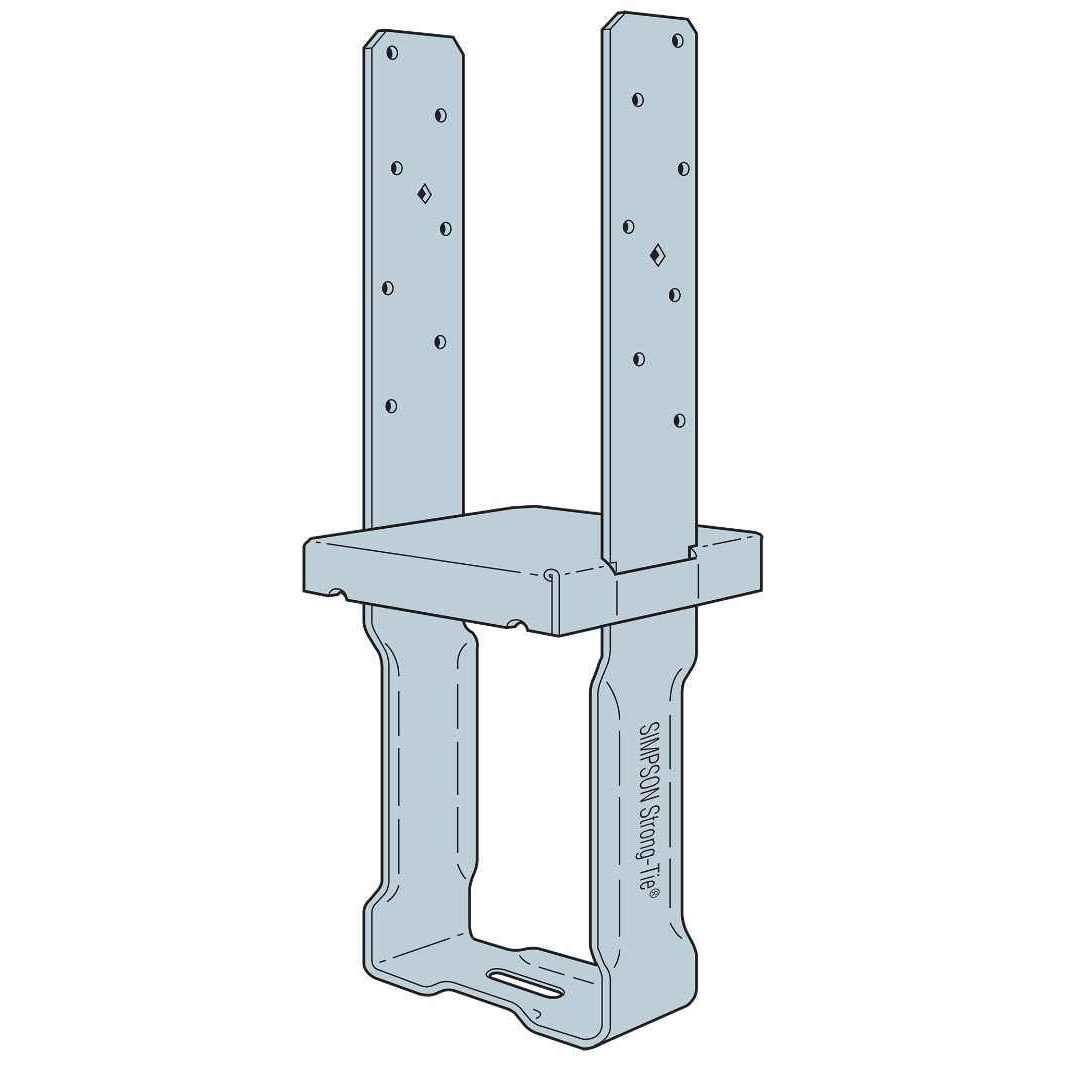 Simpson Strong-Tie CB66HDG Column Base - MT - Mrs Treak