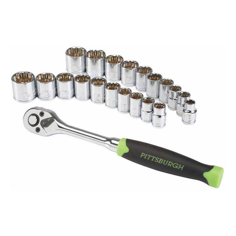 Pittsburgh SAE & Metric Socket Set - MT - Mrs Treak