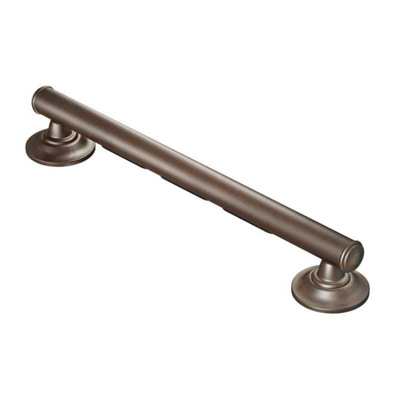 Moen Chrome 16 Grab Bar with Shelf LR2356DCH - MT - Mrs Treak