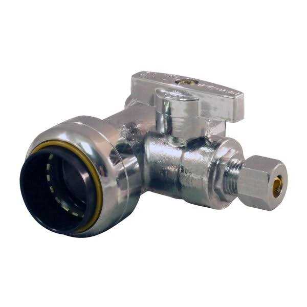 Tectite 3/4 in. Brass Push-To-Connect 3-Way Ball Valve FSBBV334 - MT - Mrs Treak