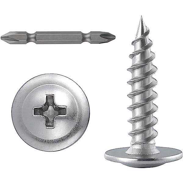 Wensilon Phillips Truss Head Wood Screws Stainless Steel 410 Quick Metal Self Tapping - MT - Mrs Treak