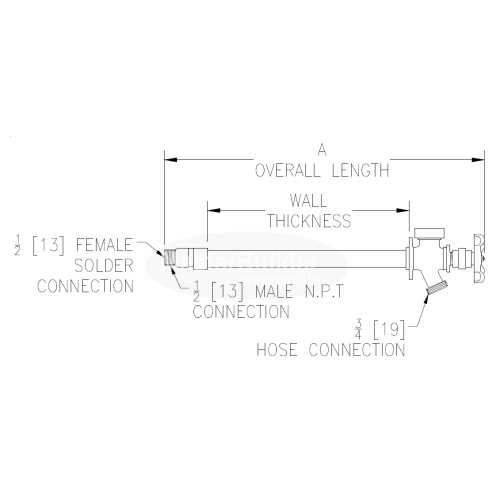 Zurn Z1333-C Wall Hydrant - MT - Mrs Treak