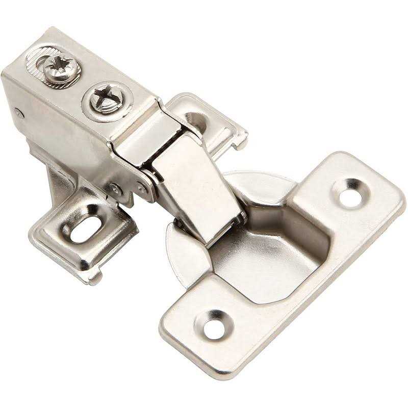 Silverline Face 1/2 inch Half Overlay Concealed Euro 105Deg Regular Closing Compact Cabinet Hinges - MT - Mrs Treak