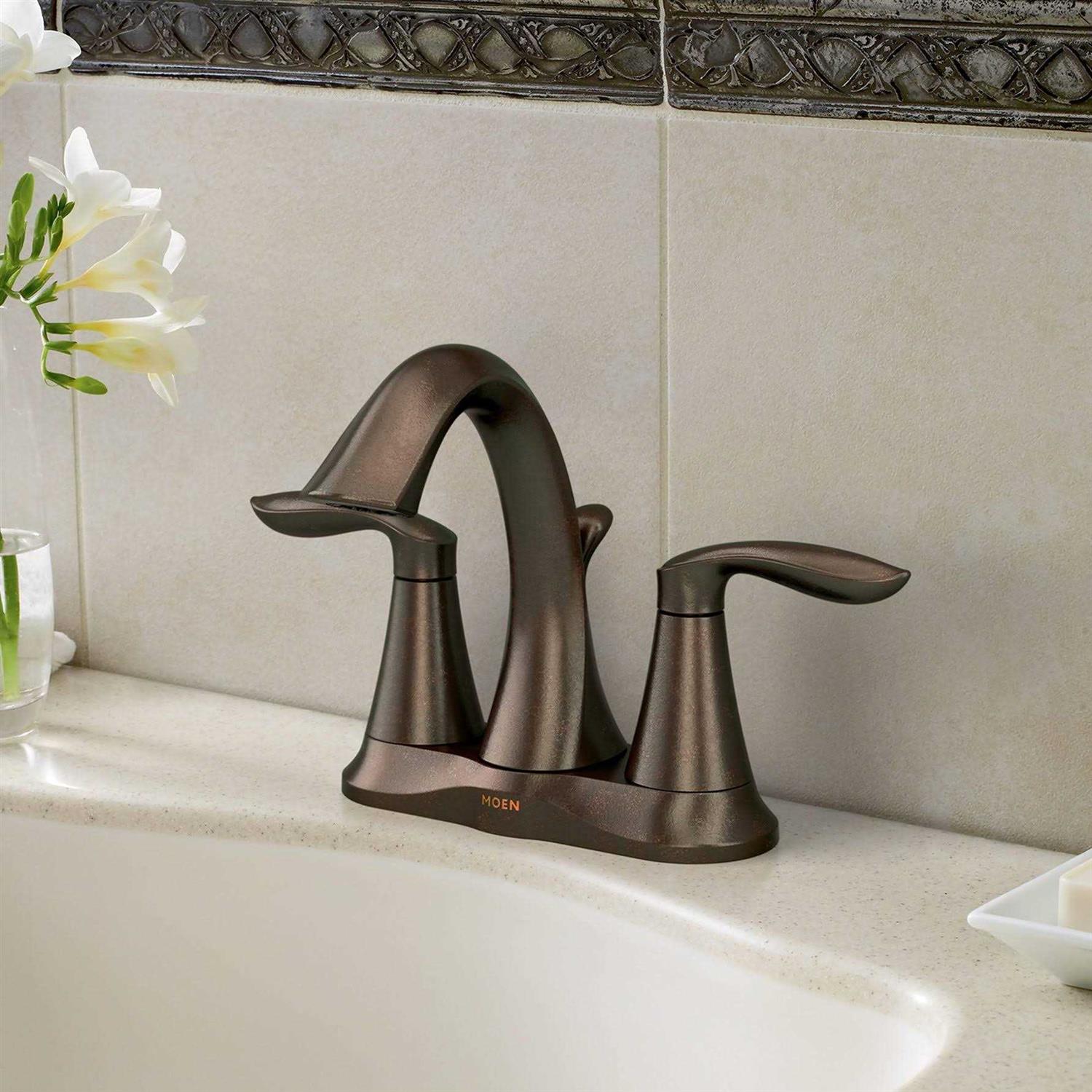 Moen Eva Centerset Two-Handle Bathroom Faucet - MT - Mrs Treak
