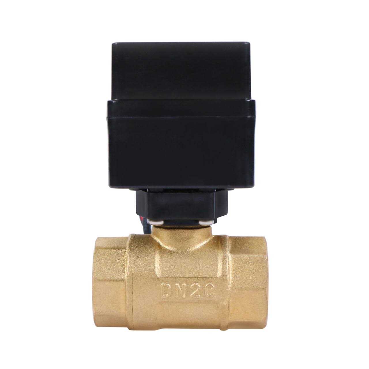 U.S. Solid Motorized Ball Valve Brass Ball Valve with Standard Port 9-36v Ac/dc - MT - Mrs Treak