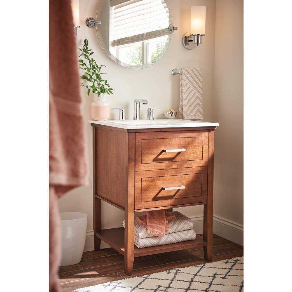 Moen Genta 8 in. Widespread 2-Handle Bathroom Faucet 84763 - MT - Mrs Treak