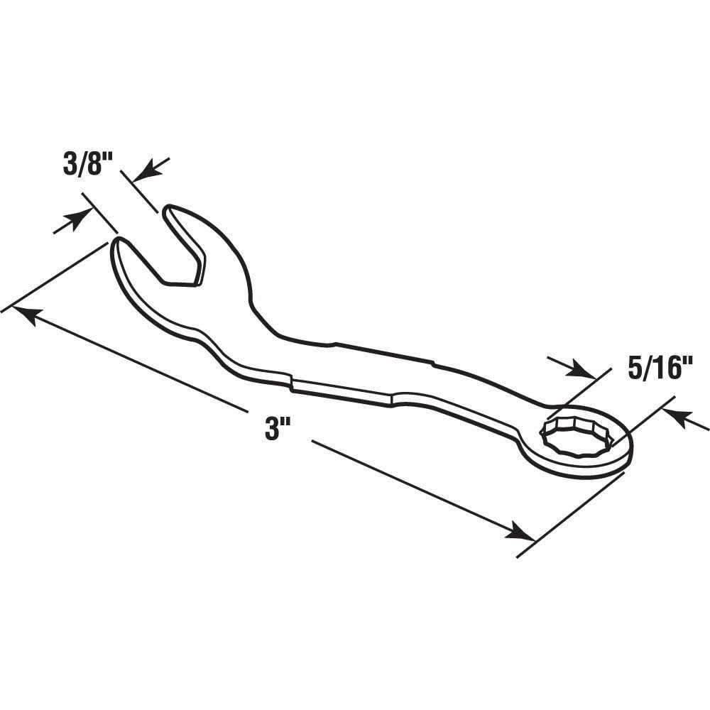 Prime-Line Products N 6836 Bi-Fold Closet Door Heavy Duty Pivot Bracket - MT - Mrs Treak