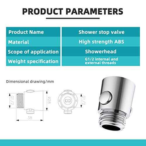 Shower Head Multi-function Hand-held Shower Set Shower Pressurization Water Off Suspended Shower Enjoy Luxurious Rain Shower Head - MT - Mrs Treak