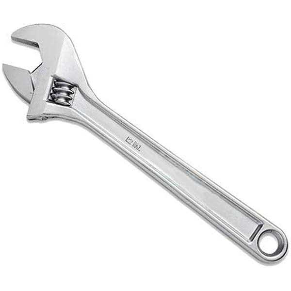 Edward Tools Adjustable Wrench Heavy Duty Drop Forged Steel Precision Milled Jaws for Maximum Gripping Power - MT - Mrs Treak