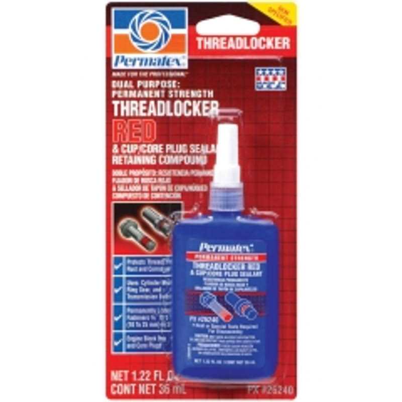 Permatex Red Threadlocker - MT - Mrs Treak