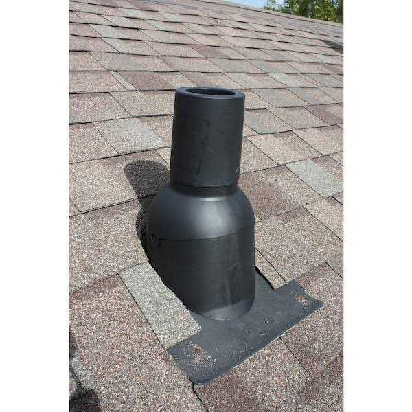 Perma-Boot Pipe Boot D. Vent Pipe Black Color New Construction/Reroof - MT - Mrs Treak