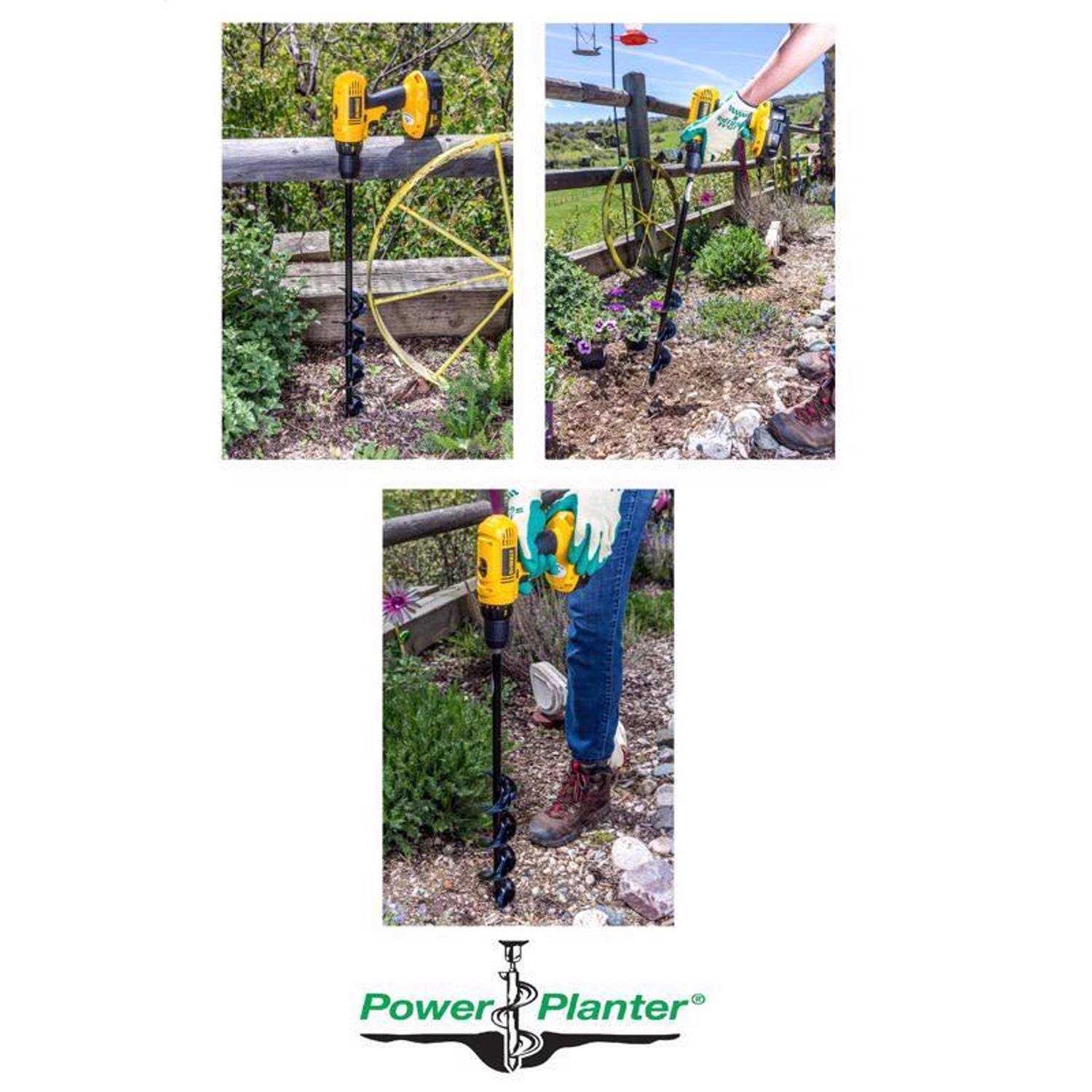 Power Planter Steel Bulb Auger Drill Bit - MT - Mrs Treak