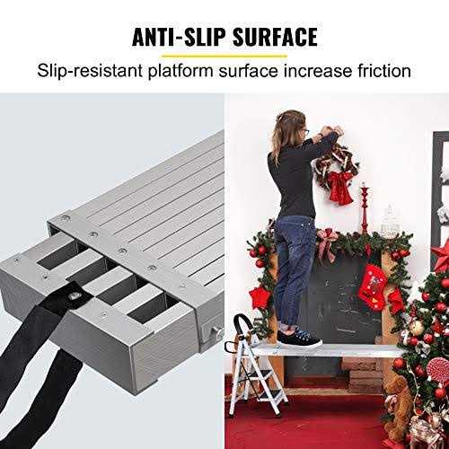 VEVOR Aluminum Work Plank Telescoping Plank 440lbs Capacity Aluminum Extension Plank - MT - Mrs Treak