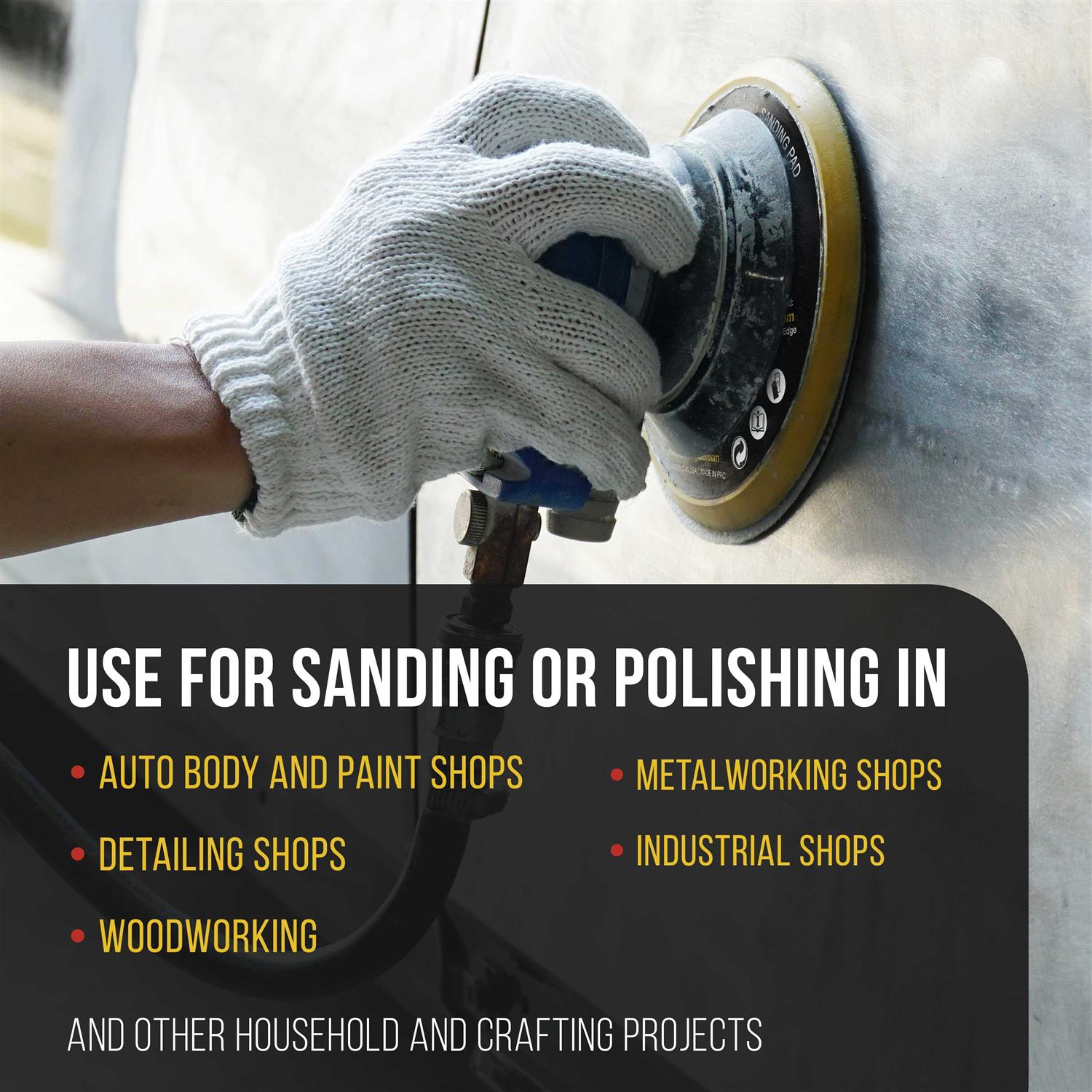 Dura-gold Pro Series Hook & Loop DA Backing Plate Pad - MT - Mrs Treak