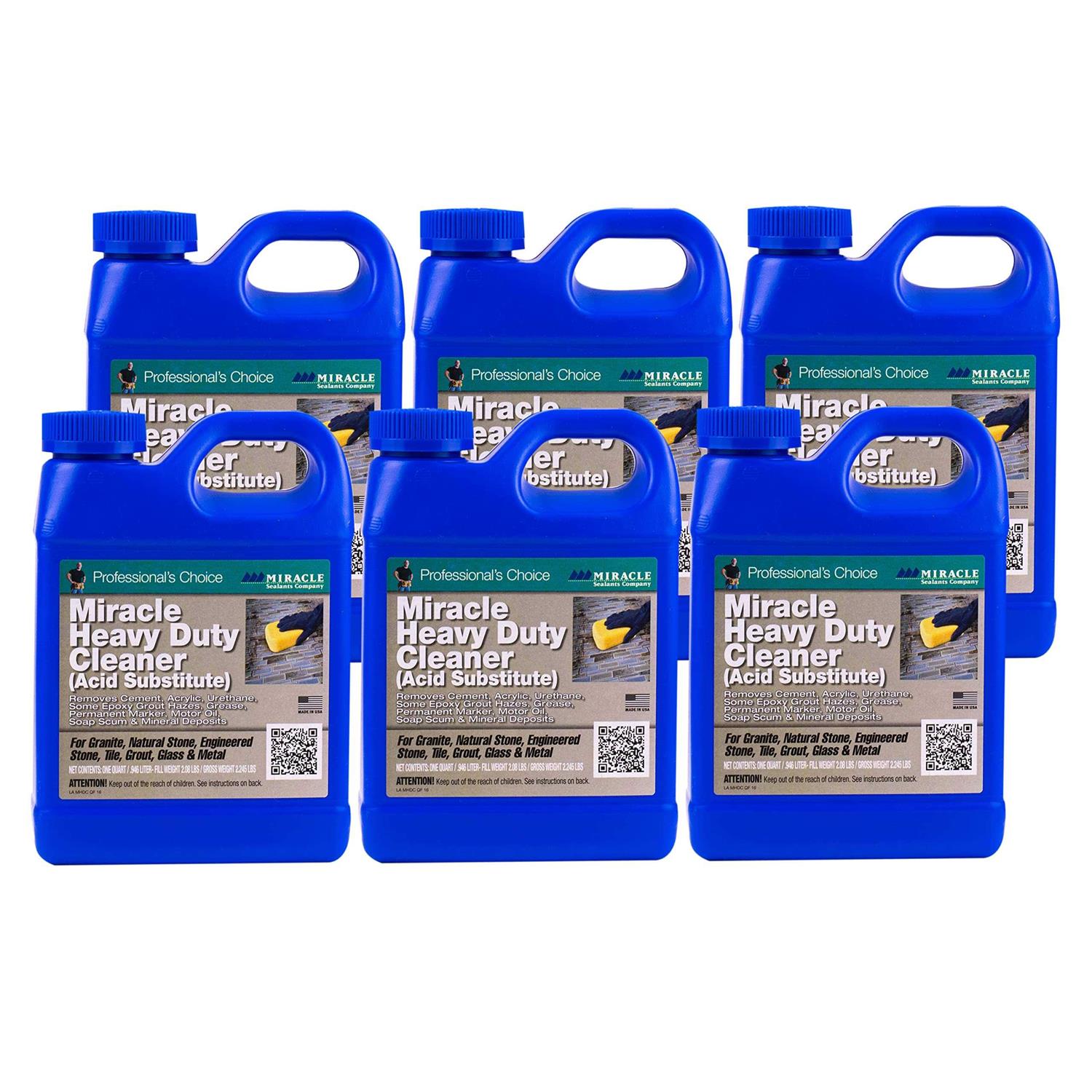 Miracle Sealants Heavy Duty Acid Cleaner HDAC6QT - MT - Mrs Treak