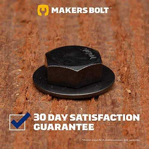 Makers Bolt Stainless Steel Black Lag Bolts Hex Lag Screws 18-8 Stainless Black Oxidized in USA - MT - Mrs Treak