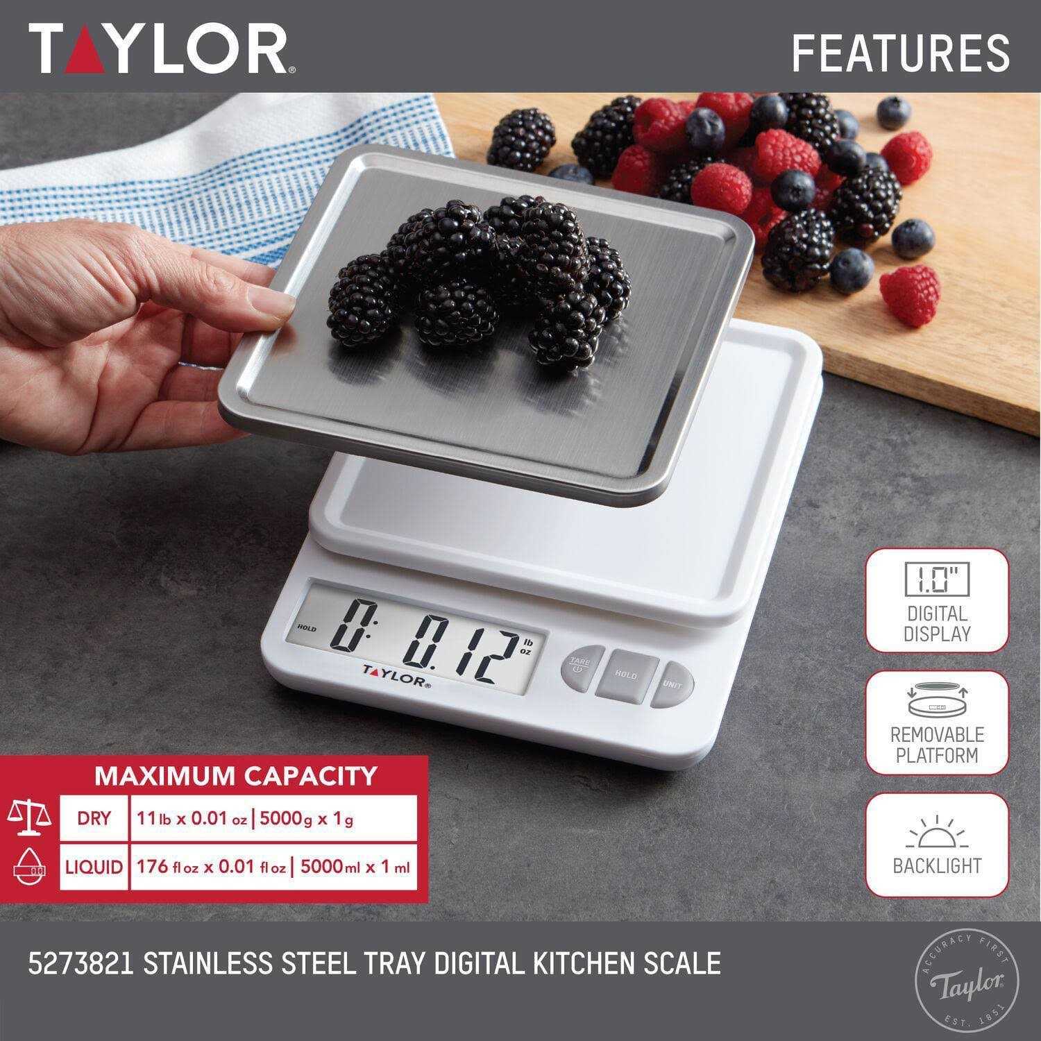 Taylor Compact Kitchen Scale - MT - Mrs Treak