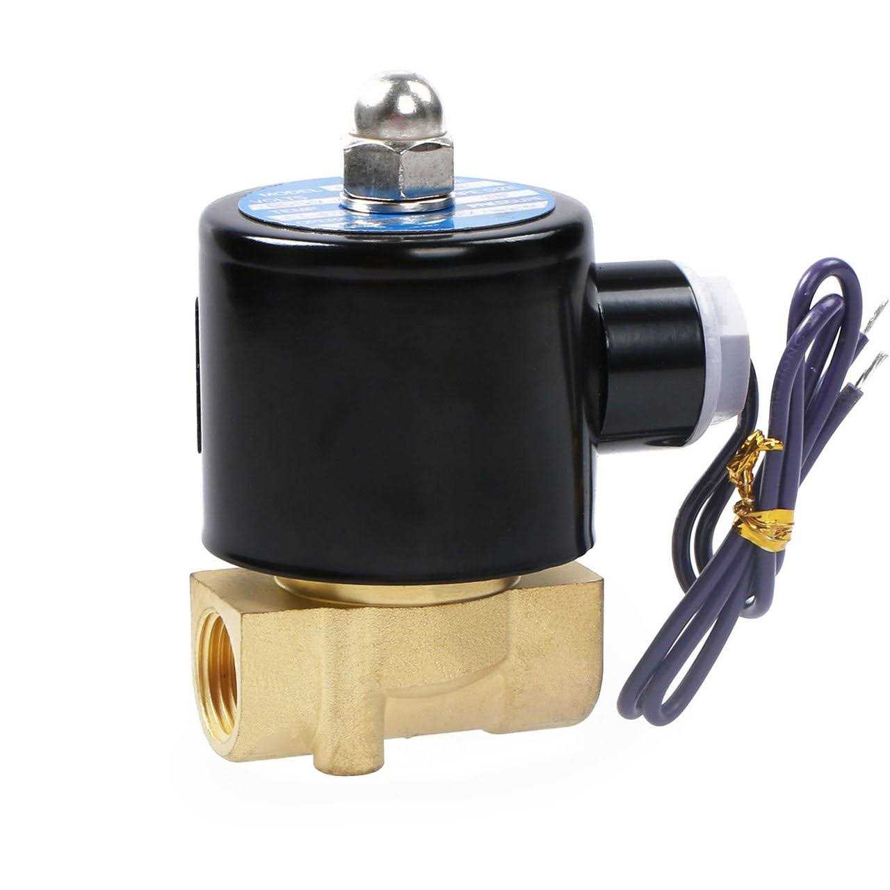 U.s. Solid Electric Solenoid Valve 3/4 110v AC Solenoid Valve Brass Body Normally Closed - MT - Mrs Treak