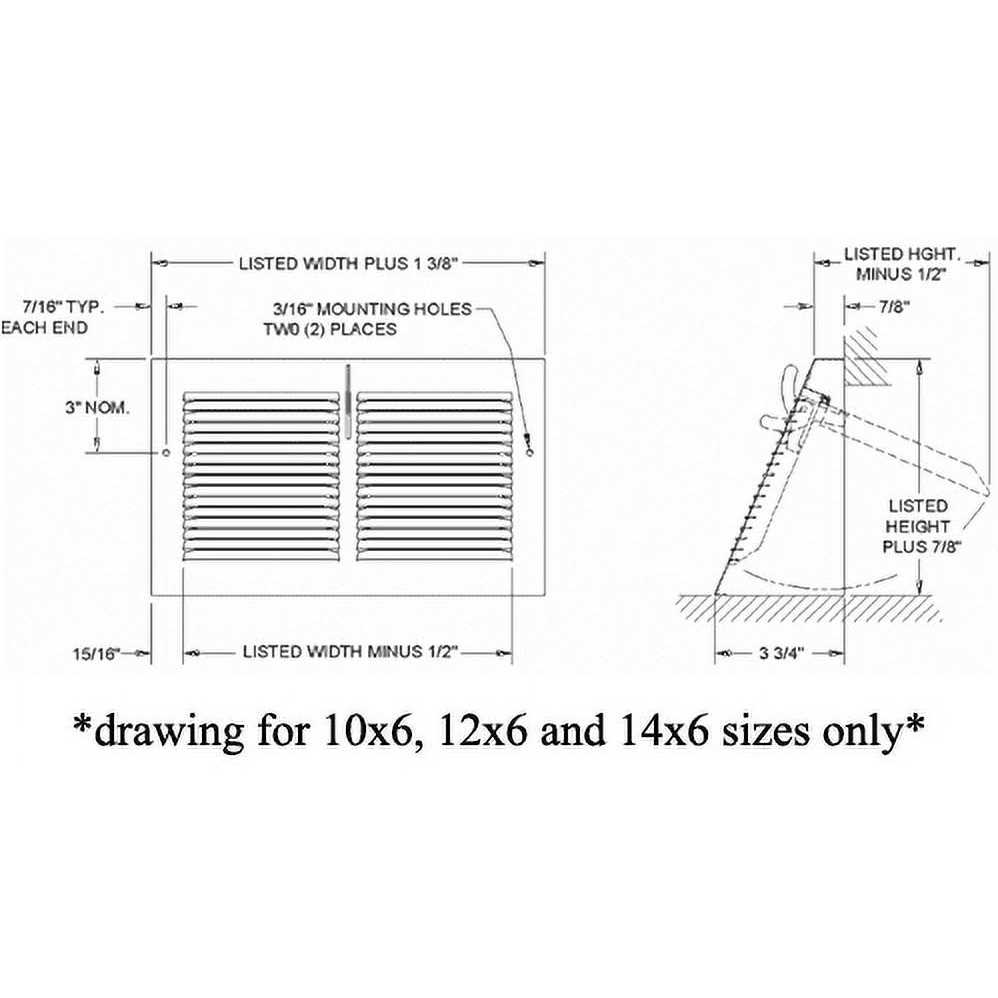 White Triangular Baseboard Register - MT - Mrs Treak