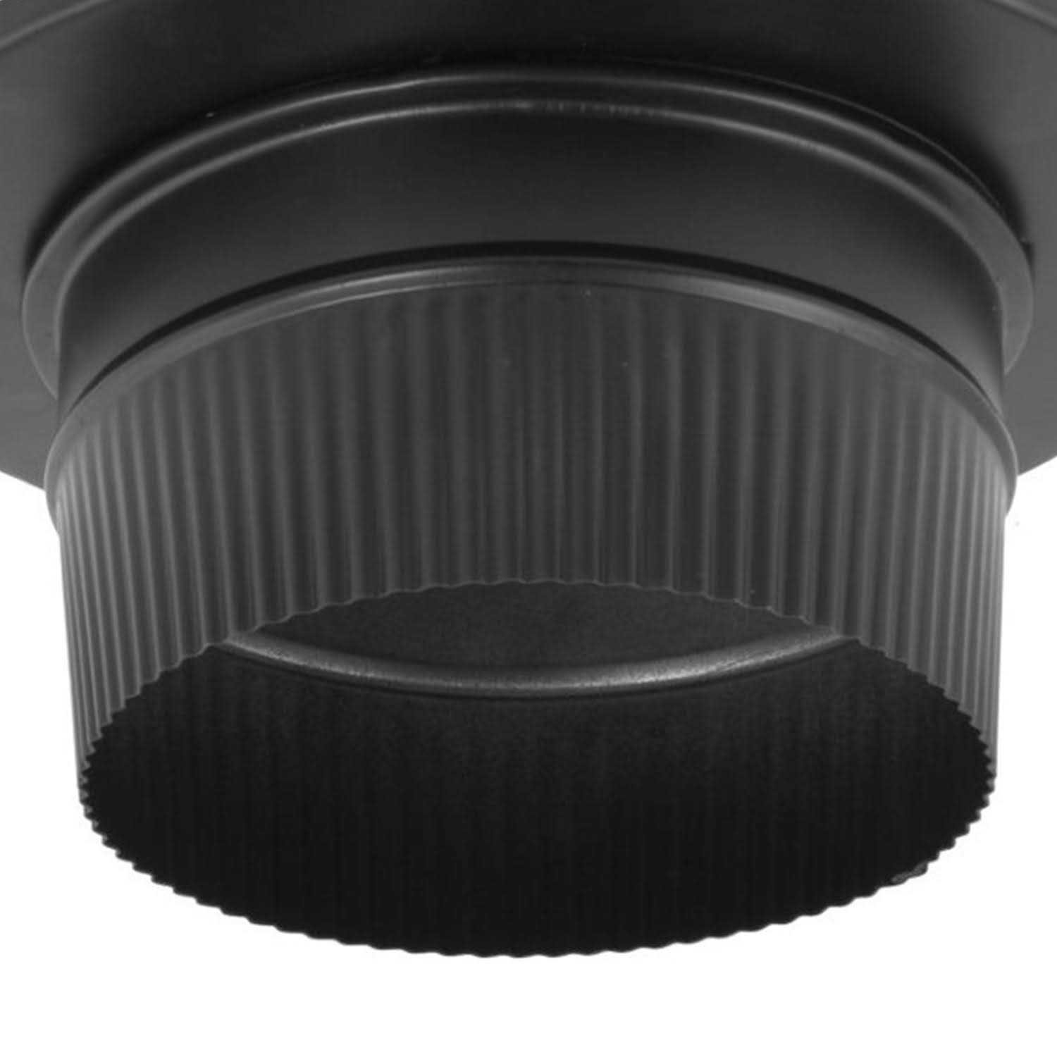 DuraVent DuraBlack Slip Connector with Trim 6DBK-SC - MT - Mrs Treak