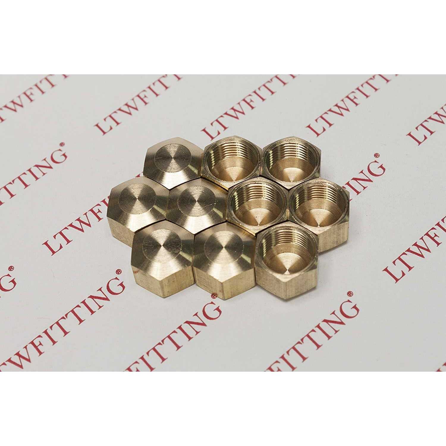 LTWFITTING Brass Compression Cap Fitting - MT - Mrs Treak