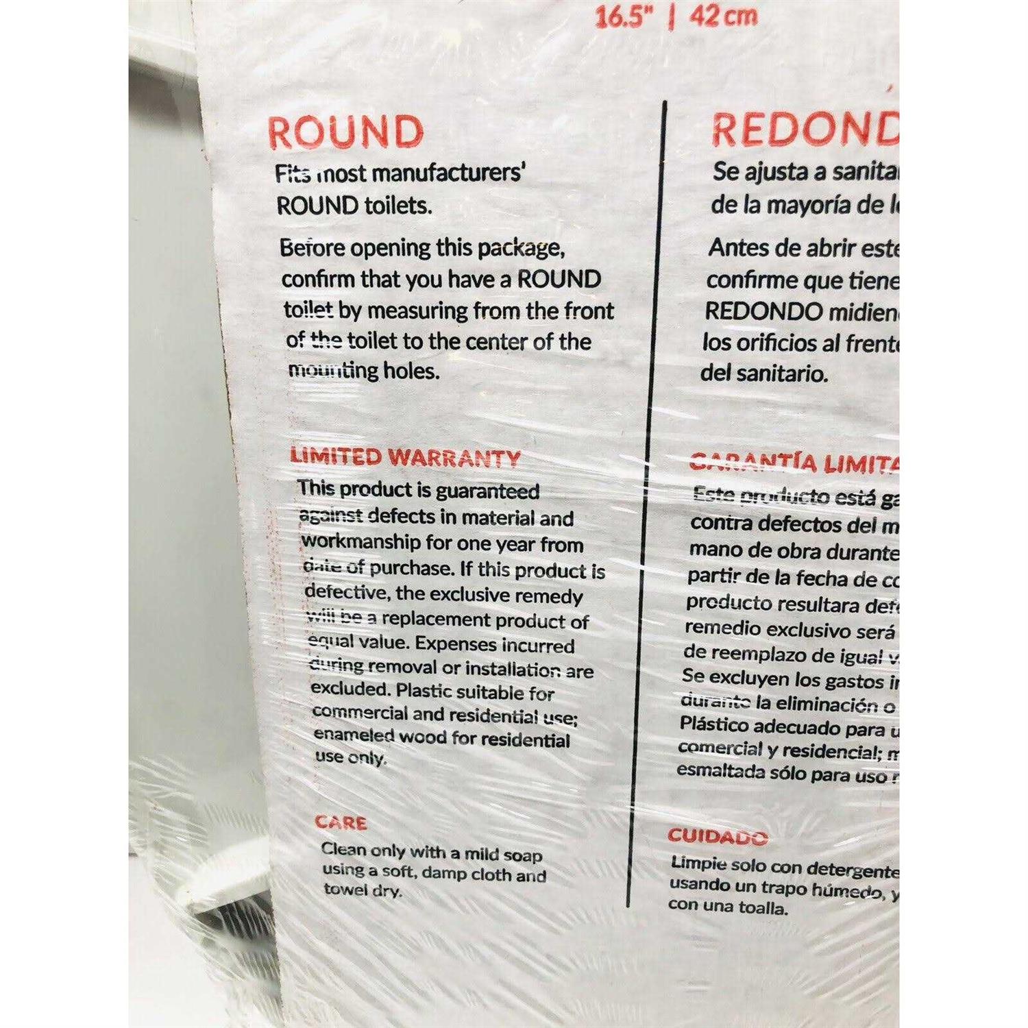 Mayfair Caswell Slow Close Elongated Plastic Toilet Seat - MT - Mrs Treak