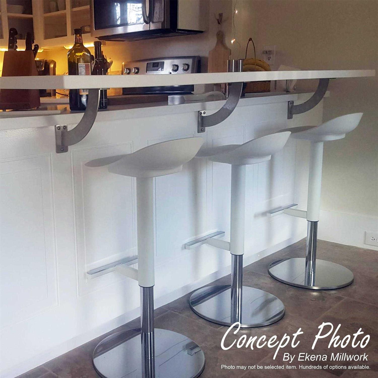 Ekena Millwork BKTM02X06X03EBCRS 2W x 6D x 3 3/4H Embrey Steel Bracket - MT - Mrs Treak