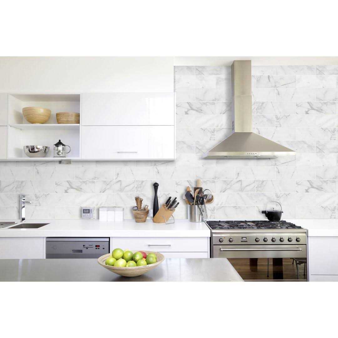 MSI Calacatta 24 in. x 24 in. Glazed Porcelain Floor and Wall Tile - MT - Mrs Treak