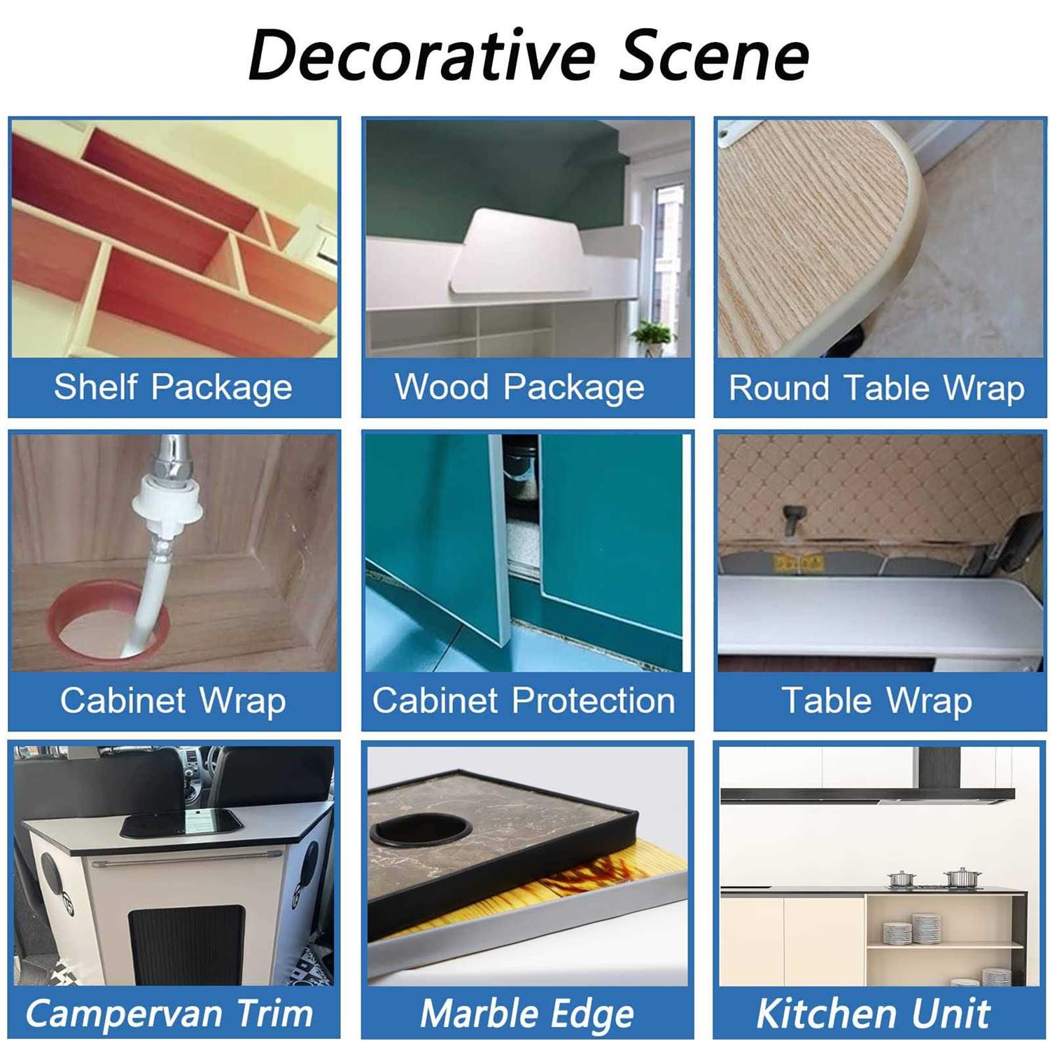 Edge Protector for Furniture, U Shape Edge Banding, Corner Protectors and Furniture Edge - MT - Mrs Treak