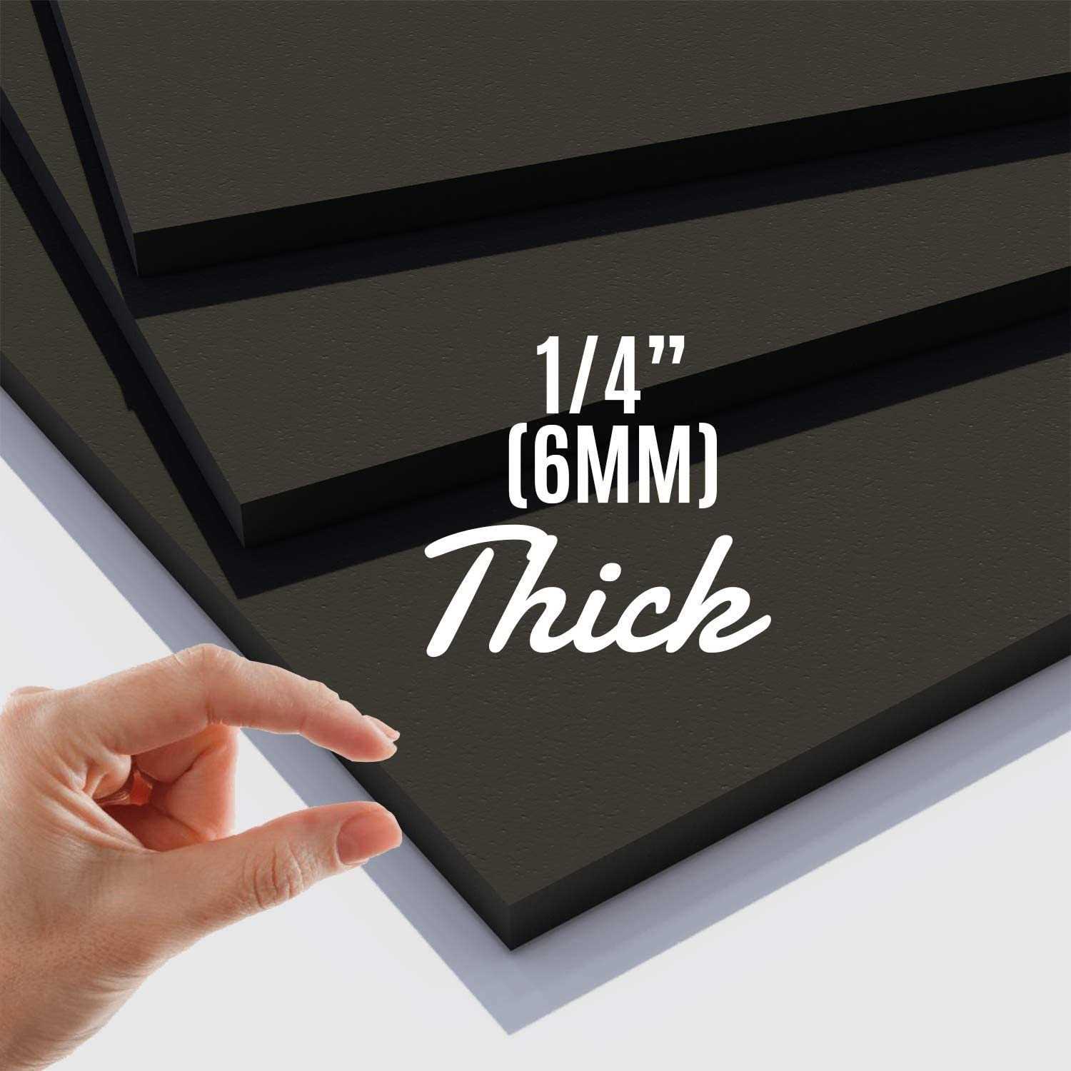 Expanded PVC Sheet – Lightweight Rigid Foam 12 x 12 Inches - MT - Mrs Treak