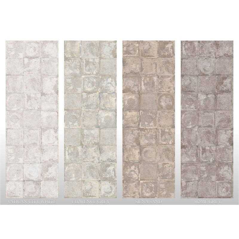 Piazza 8 x 8 Porcelain Concrete Look Wall & Floor Tile Giorbello - MT - Mrs Treak