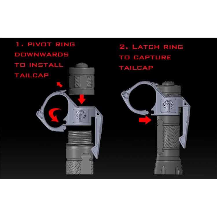 Thyrm Switchback 2.0 Large Flashlight Ring SB007 - MT - Mrs Treak