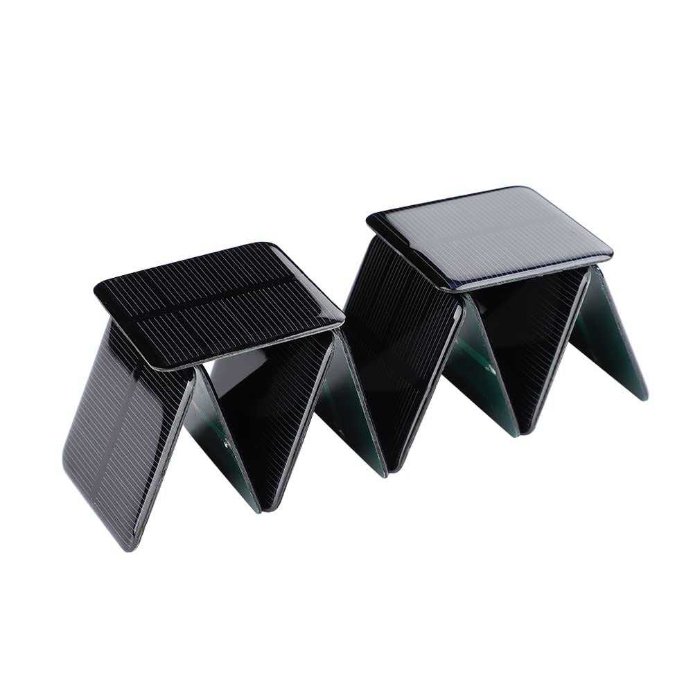 SUNYIMA 100pcs Mini Solar Cells 0.5V 0.4W Micro Thin Polycrystalline Silicon Solar Panels DIY 52 x 52mm/2x2inch - MT - Mrs Treak