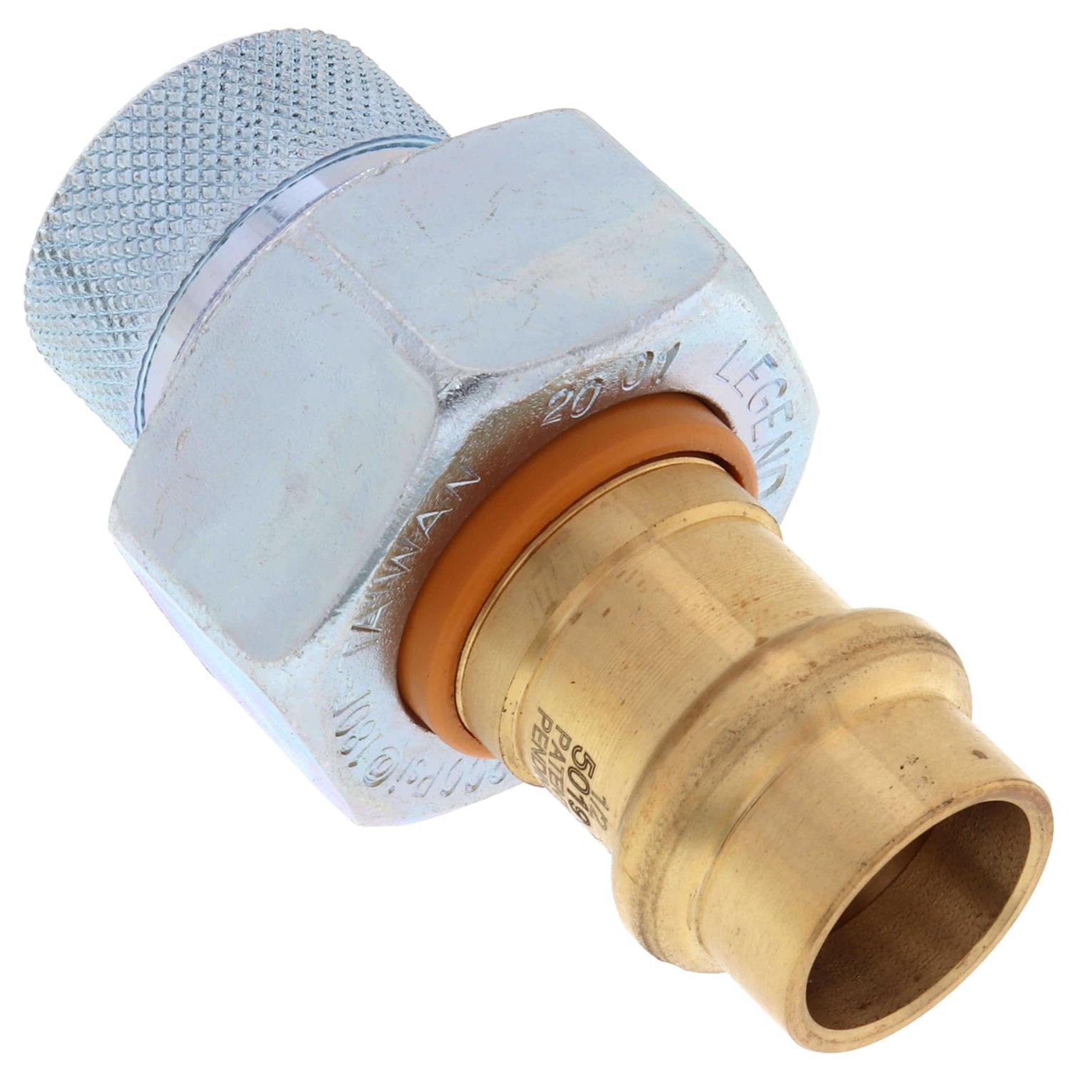 Legend Valve 301-104PNL FNPT x Copper Press Dielectric Union - MT - Mrs Treak