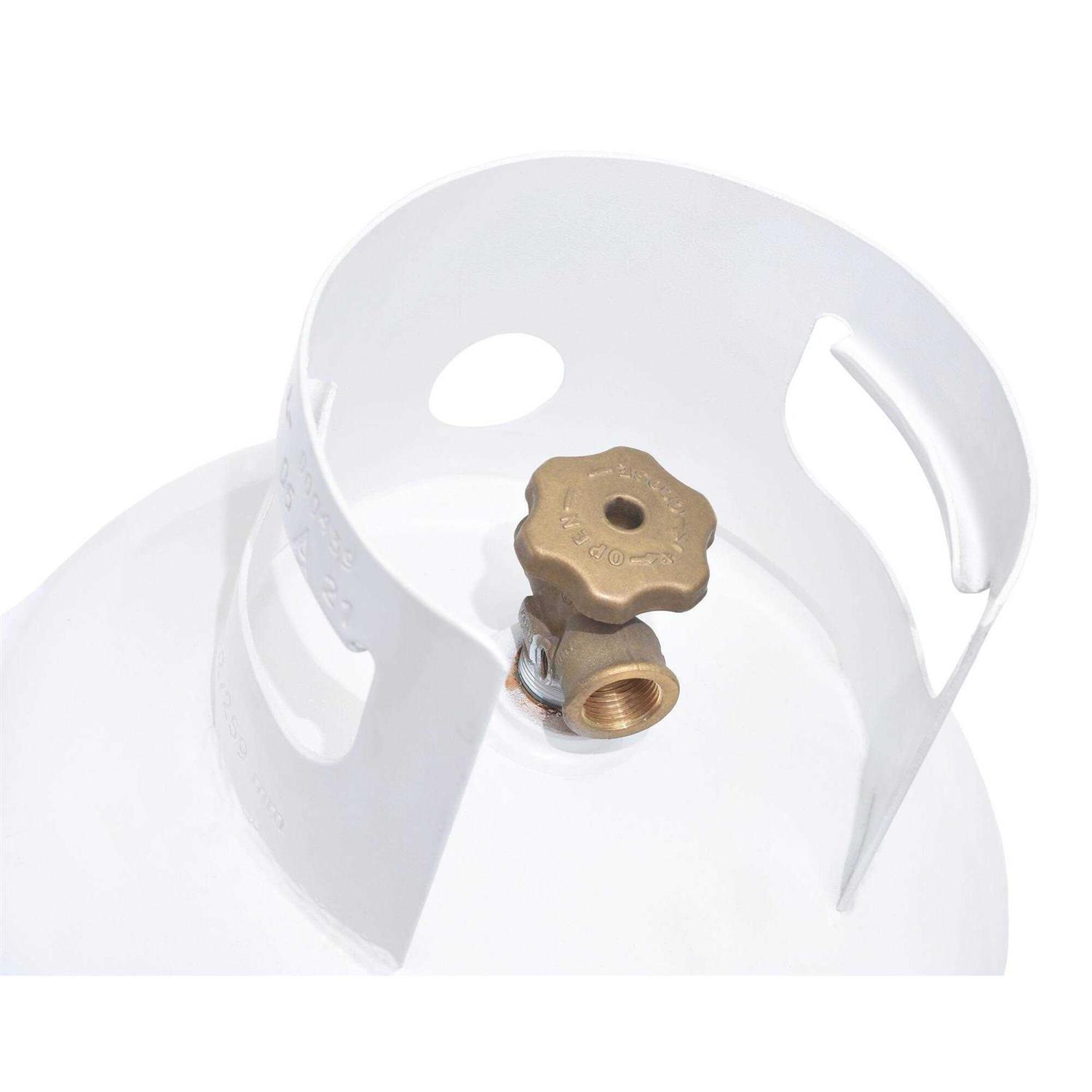 Flame King 40lb Horizontal & Vertical Propane Cylinder with OPD & Wheels - MT - Mrs Treak