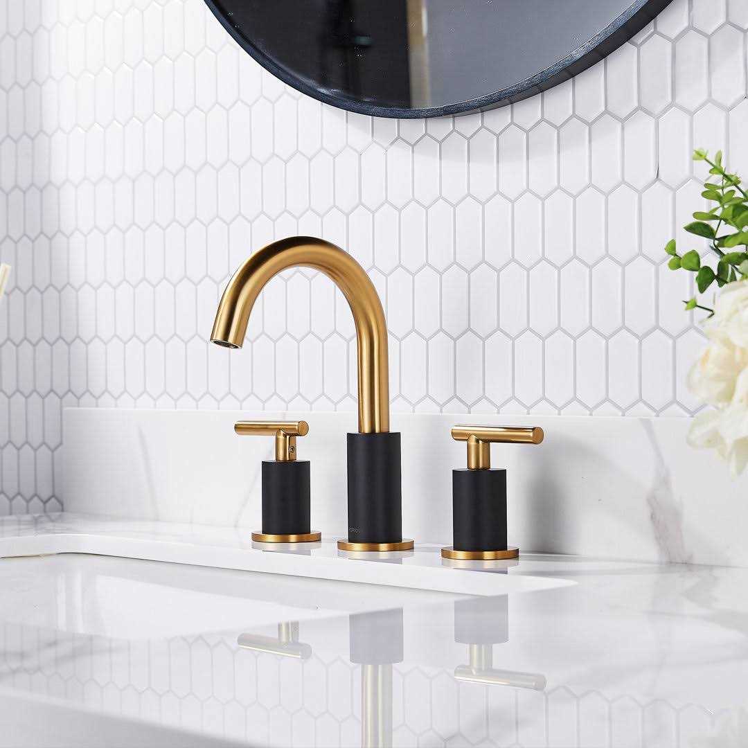 FORIOUS Single Handle Waterfall Bathroom Faucet with Waterfall Spout - MT - Mrs Treak