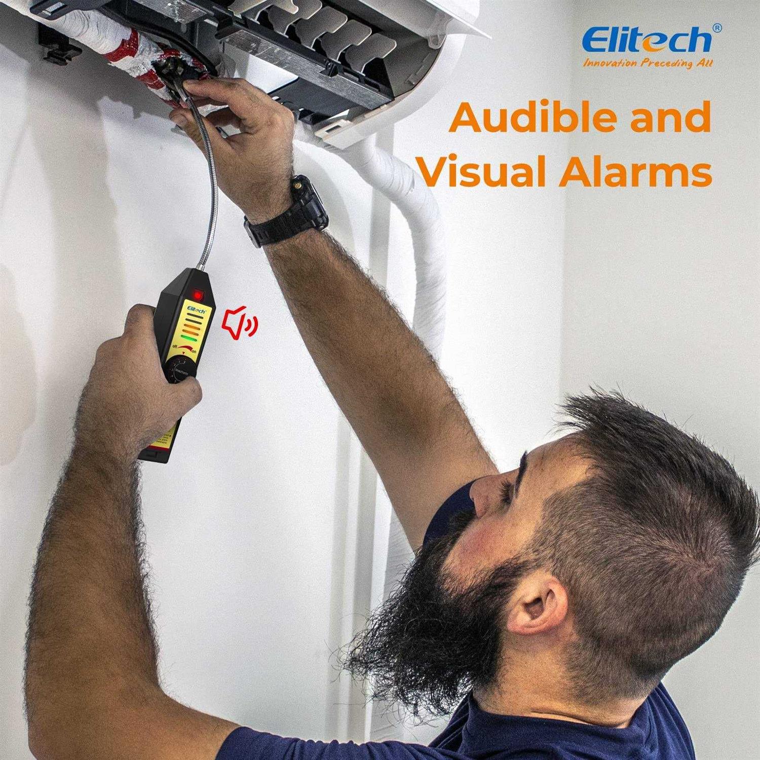 Elitech WJL-6000S Freon Leak Detector Halogen Refrigerant Tester AC Leak Sniffer R22 R410a R134a R1234yf - MT - Mrs Treak