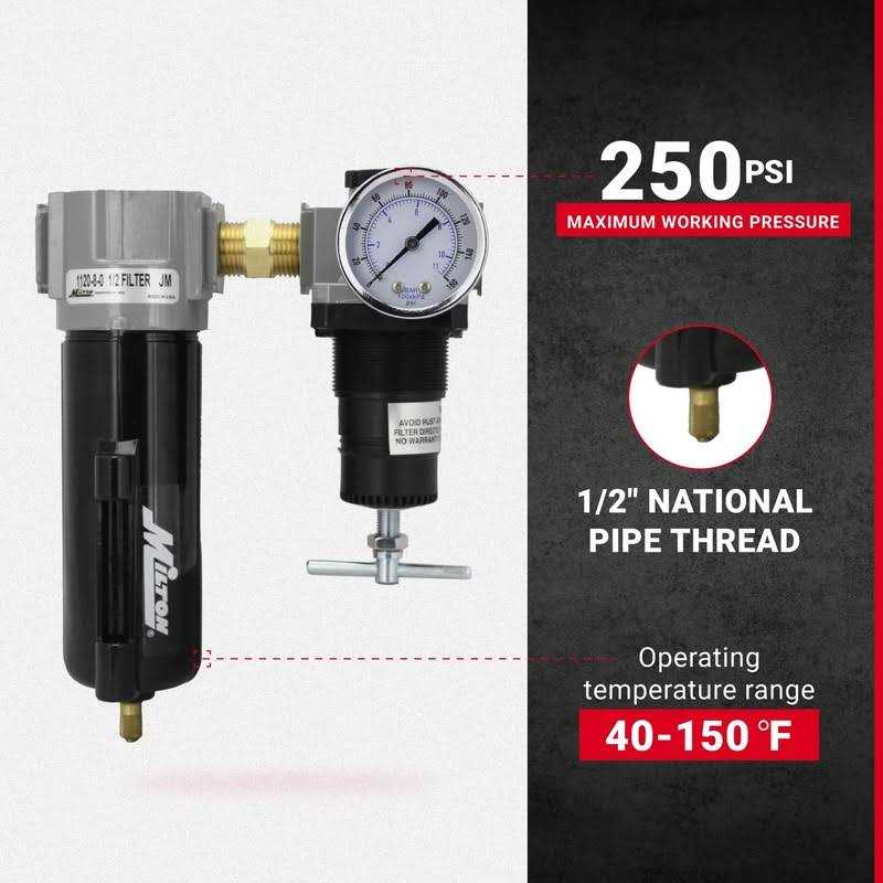 Milton EXELAIR Professional Air Tool 50-Piece Kit - MT - Mrs Treak