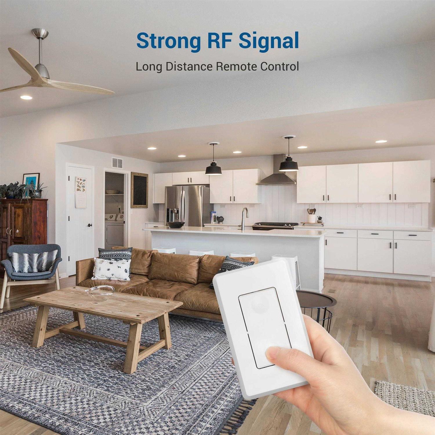 dewenwils Indoor Remote Control Outlet Expandable Remote Light Switch Kit - MT - Mrs Treak