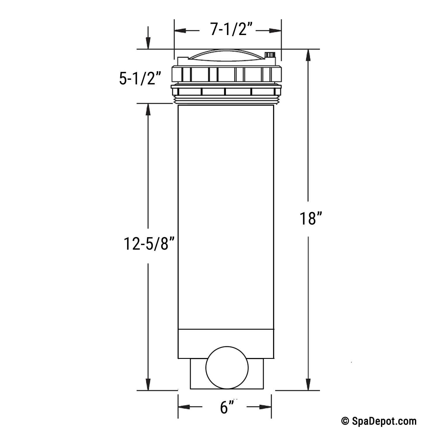 Waterway 4HP Executive 56 Frame Spa Pump 3721621-1D - MT - Mrs Treak