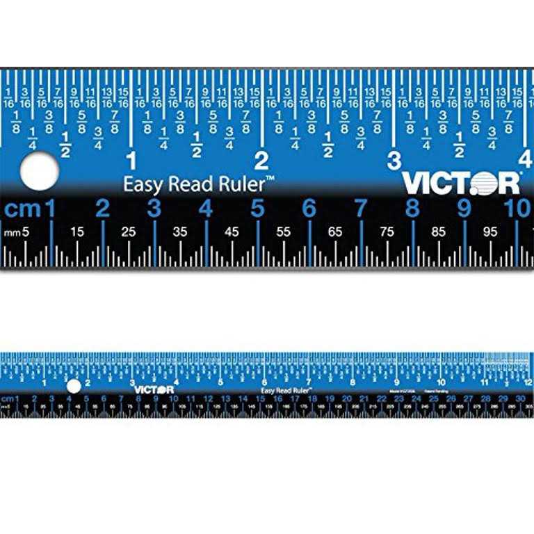 Victor Easy Read Ruler Stainless Steel - MT - Mrs Treak