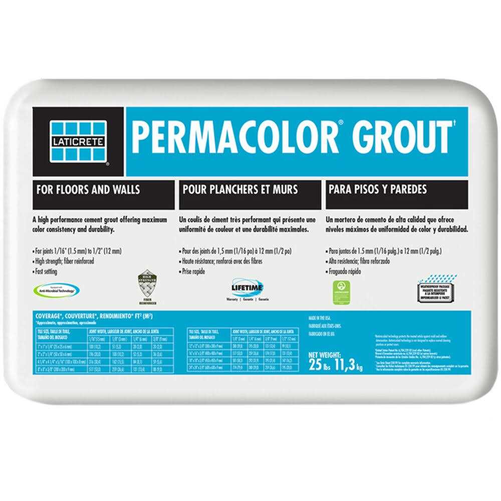 Laticrete Permacolor Grout - MT - Mrs Treak