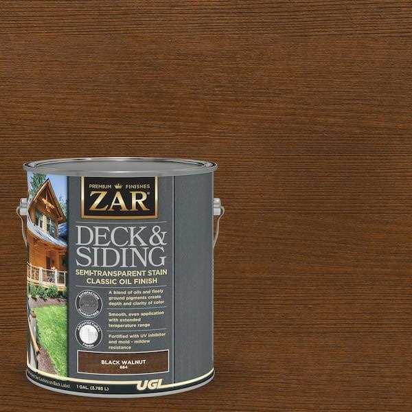 Zar Semi-Transparent Deck and Siding Stain - Mrs Treak