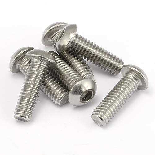 MewuDecor Button Head Socket Cap Screws 18-8 Stainless Steel - MT - Mrs Treak