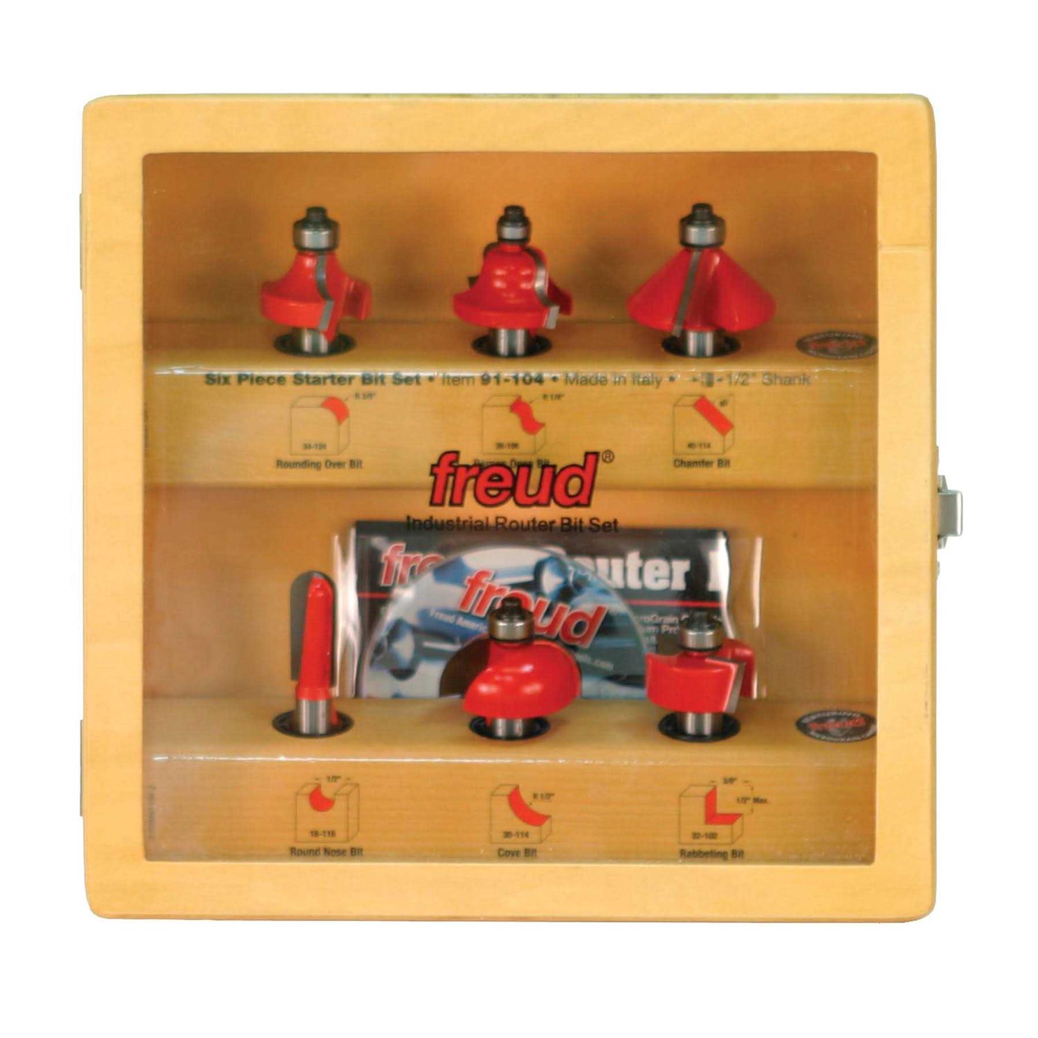 Freud 91-100 13 Piece Super Router Bit Set - MT - Mrs Treak
