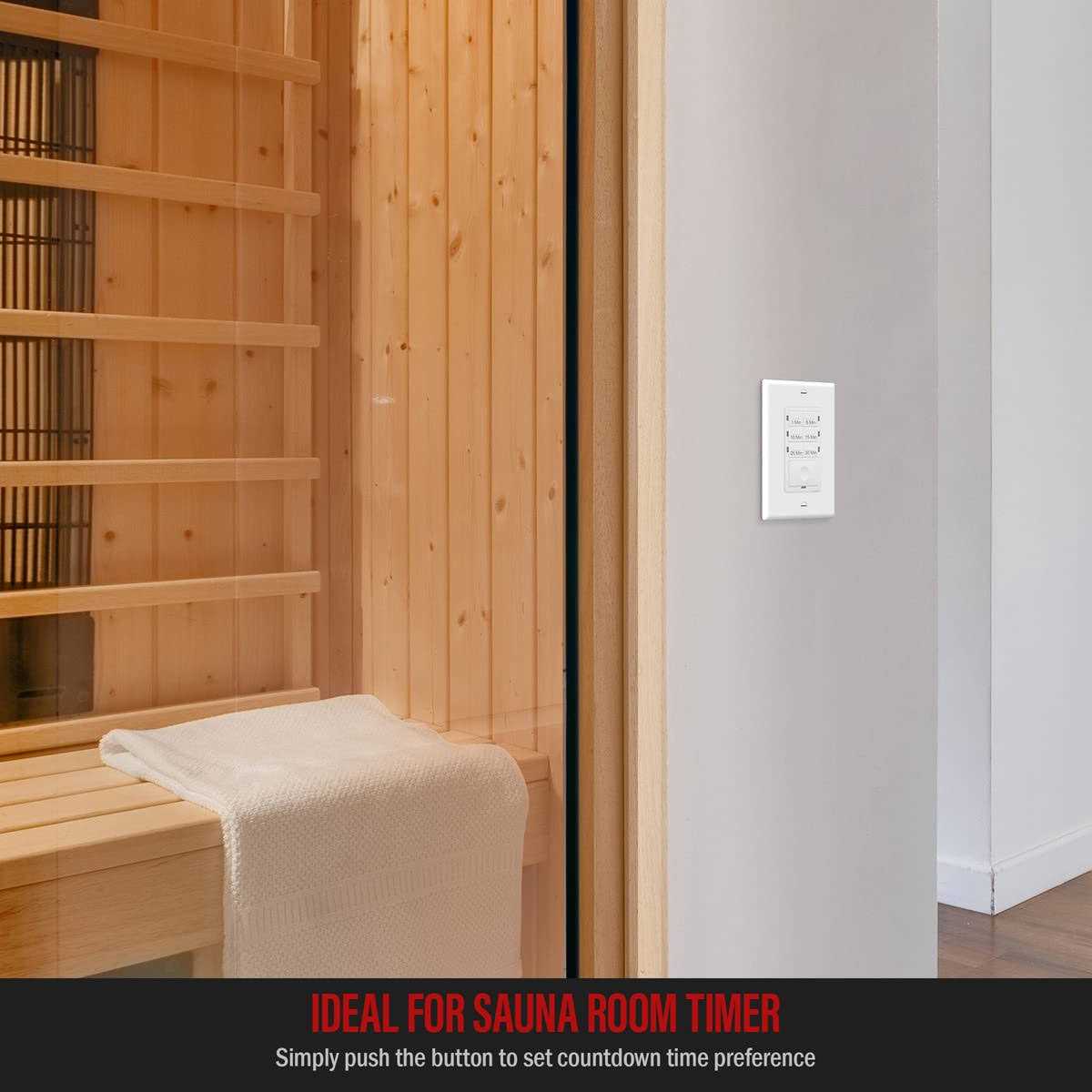 Enerlites Countdown Timer Switch 5-10-30-60 Min Hour For Bathroom Fans - MT - Mrs Treak