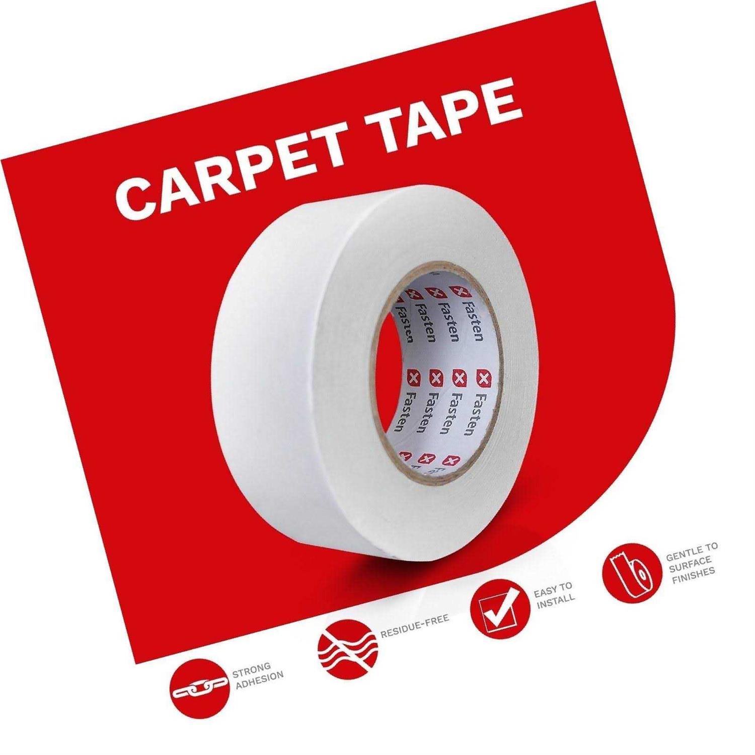 Xfasten Carpet Tape for Hardwood Floors 2”x10yds No Residue Rug Tape Hardwood Floor - MT - Mrs Treak